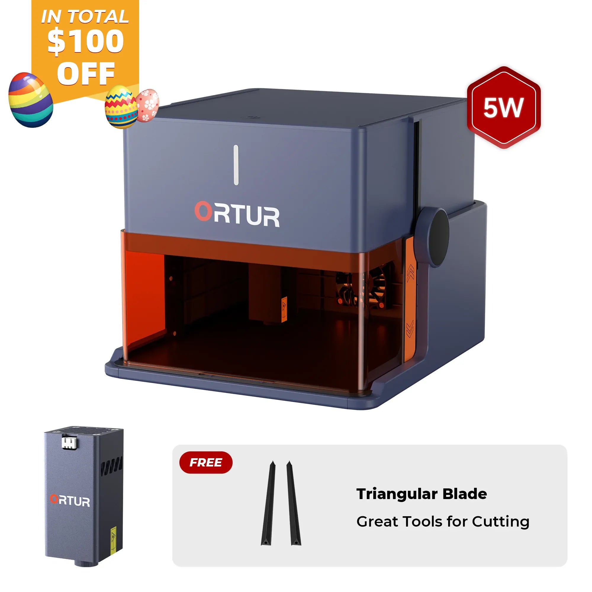 Ortur R1 Lasergravierer 1,3 W IR/5 W