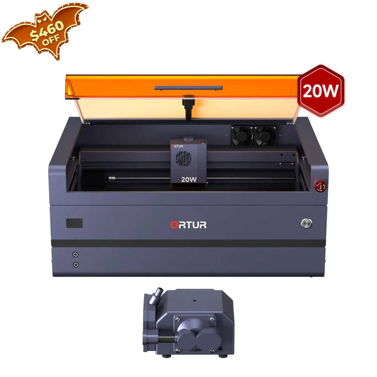 Machine de gravure et de découpe laser Ortur H20 2W IR/10W/20W/40W
