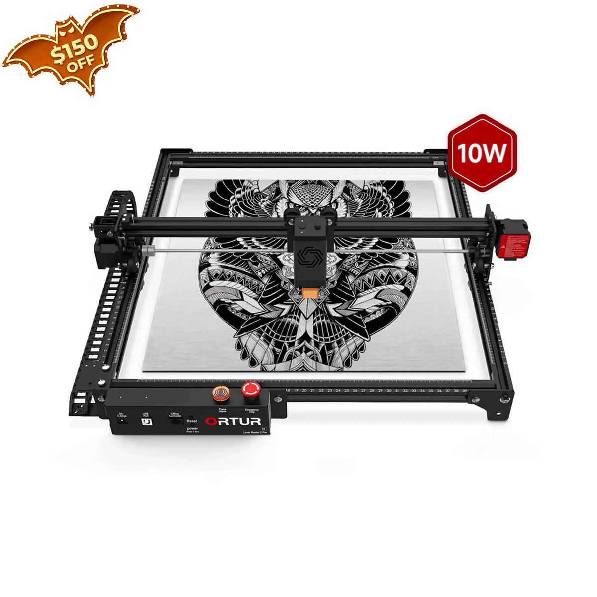Ortur LM2 Pro S2 Laser Engraving & Cutting Machine 15,000mm/min (10W/5W)