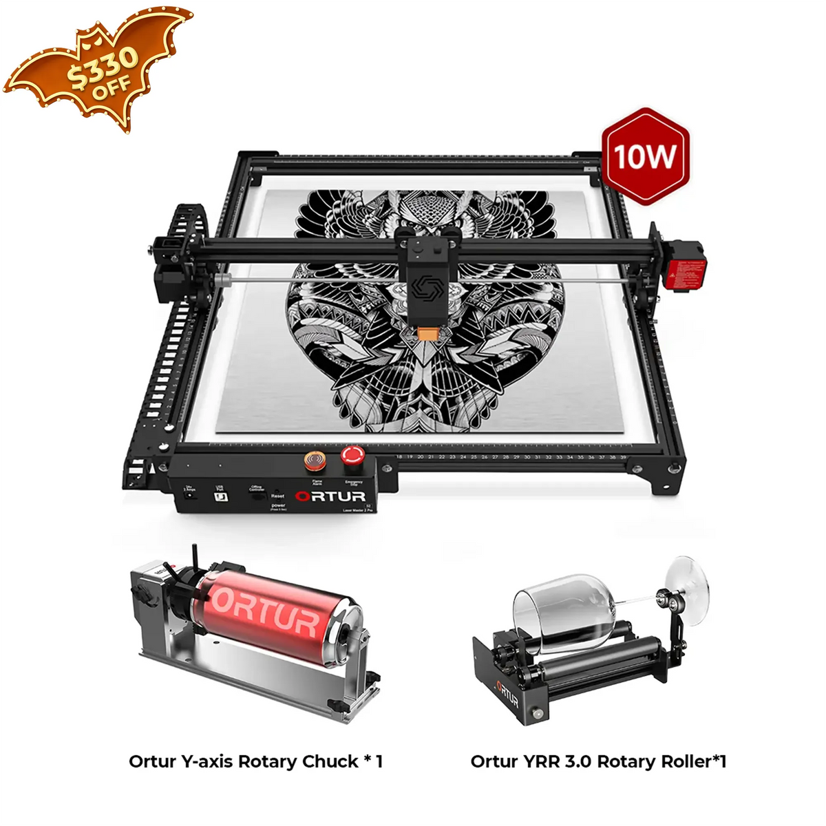 Ortur LM2 Pro S2 Laser Engraving & Cutting Machine 15,000mm/min (10W/5W)