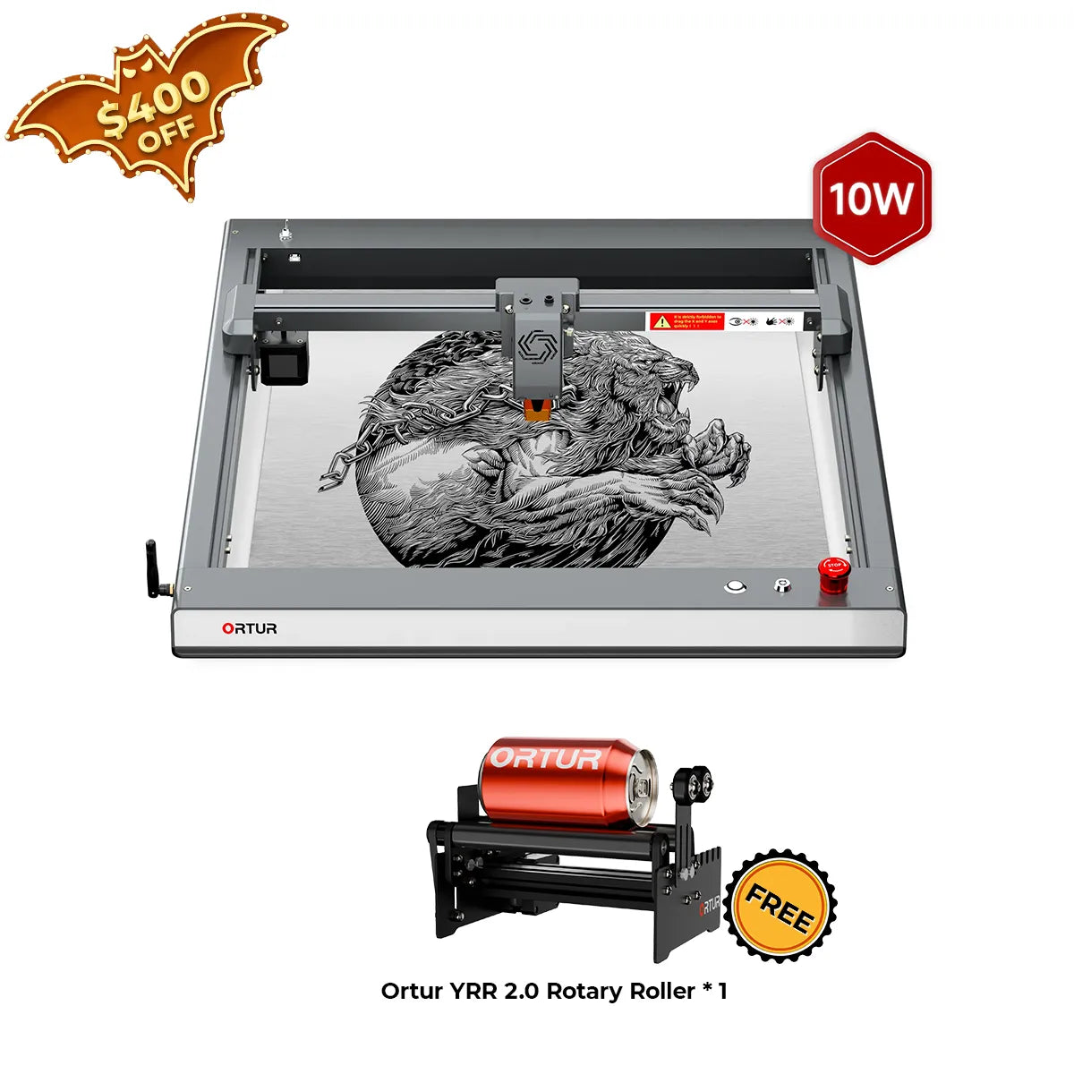Gravure de laser d'Ortir LM3 et découpeuse 20,000 mm/min (40W/20W/10W)