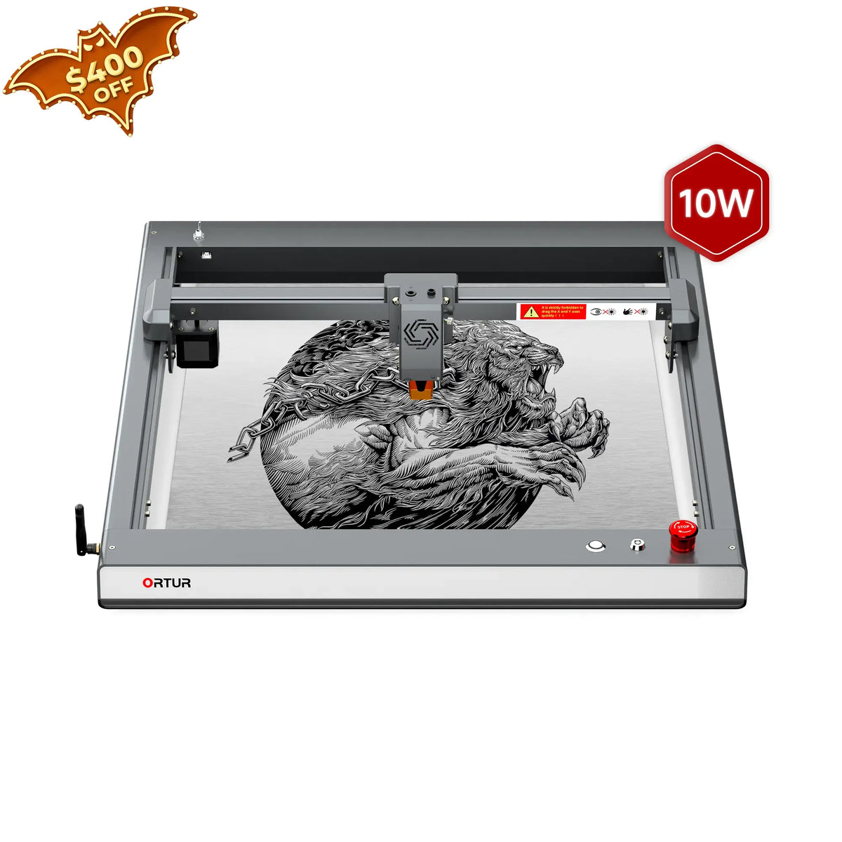 Gravure de laser d'Ortir LM3 et découpeuse 20,000 mm/min (40W/20W/10W)