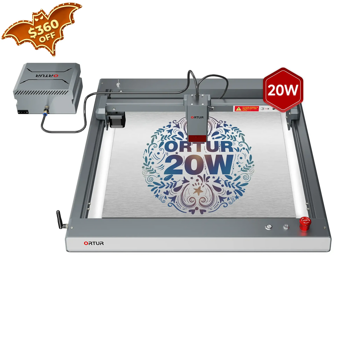Gravure de laser d'Ortir LM3 et découpeuse 20,000 mm/min (40W/20W/10W)
