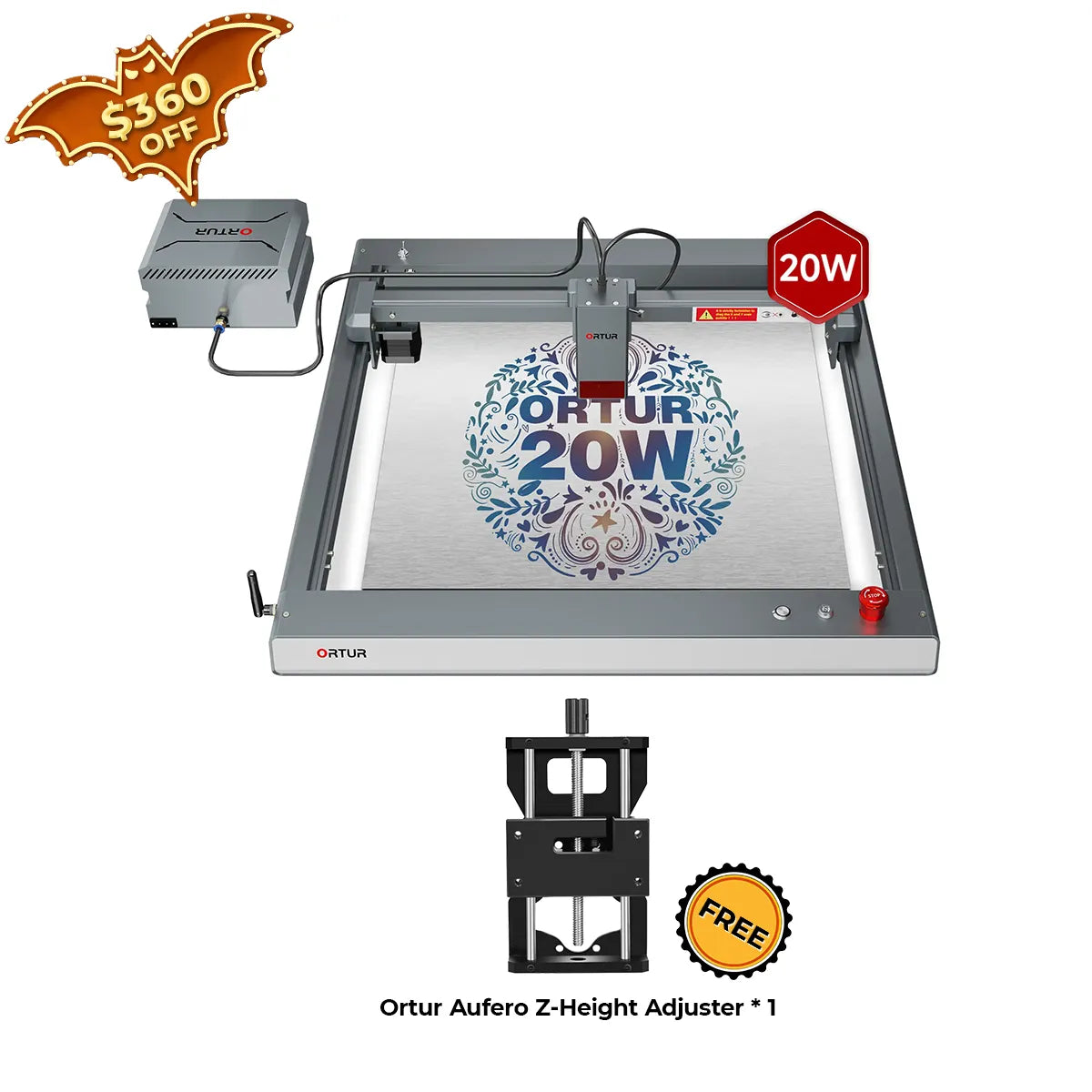 Gravure de laser d'Ortir LM3 et découpeuse 20,000 mm/min (40W/20W/10W)