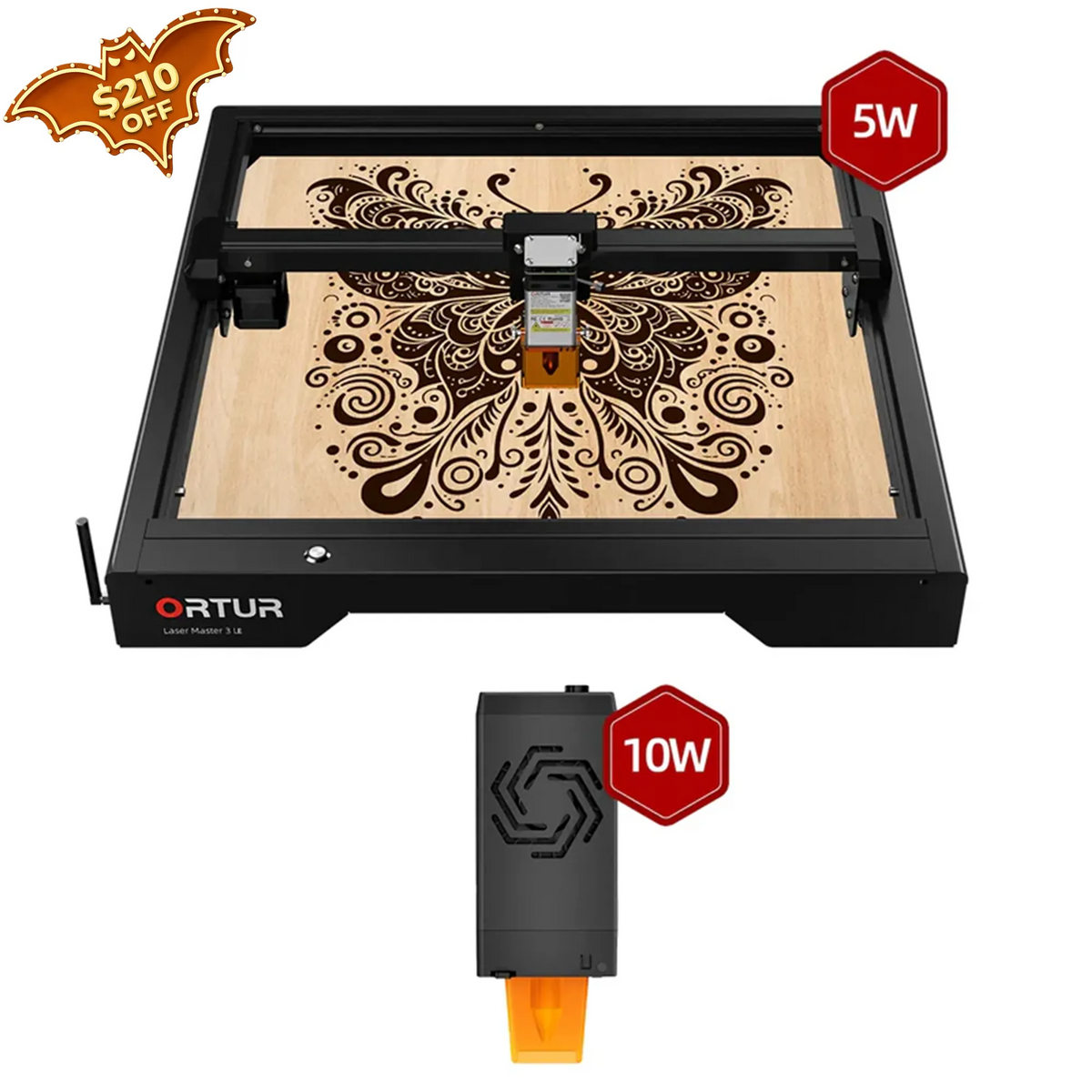 Ortur LM3 LE Laser Engraving & Cutting Machine 15,000mm/min (10W/5W)