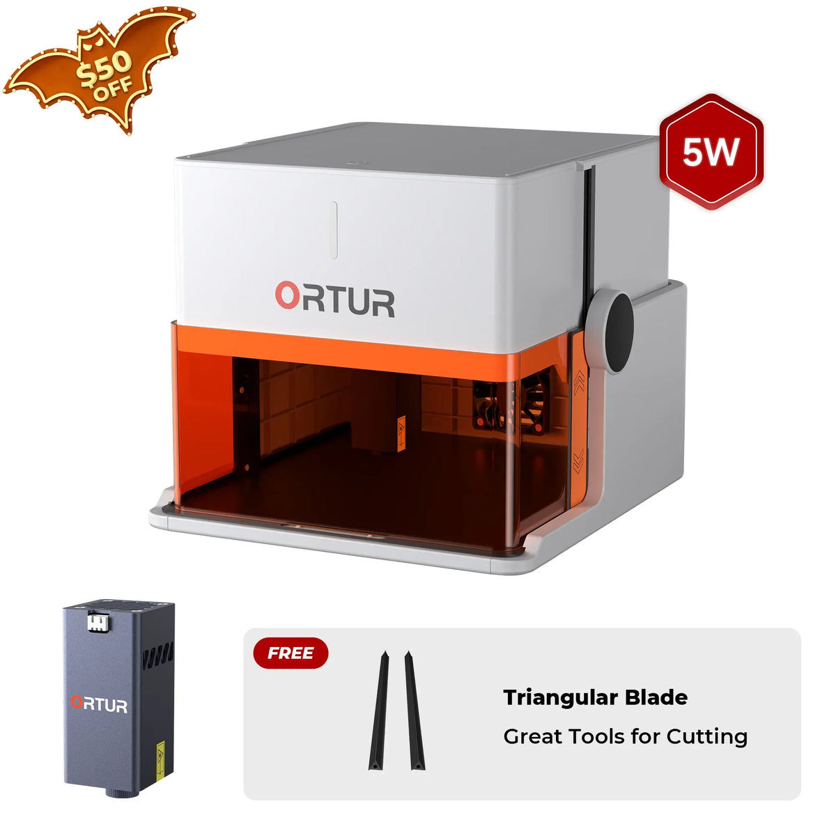Graveur laser Ortur R1 1.3 W IR/5W