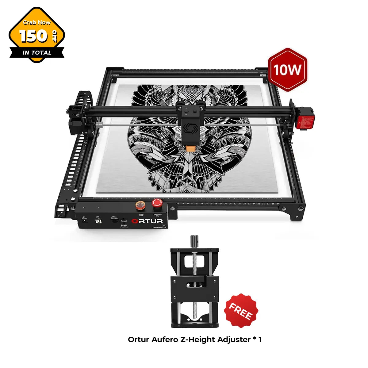 Ortur LM2 Pro S2 Laser Engraving & Cutting Machine 15,000mm/min (10W/5W)