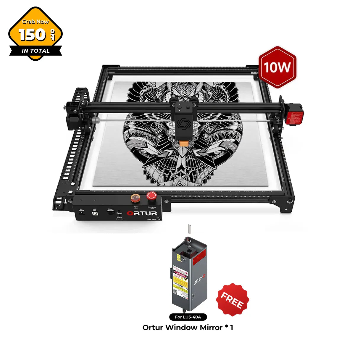 Ortur LM2 Pro S2 Laser Engraving & Cutting Machine 15,000mm/min (10W/5W)