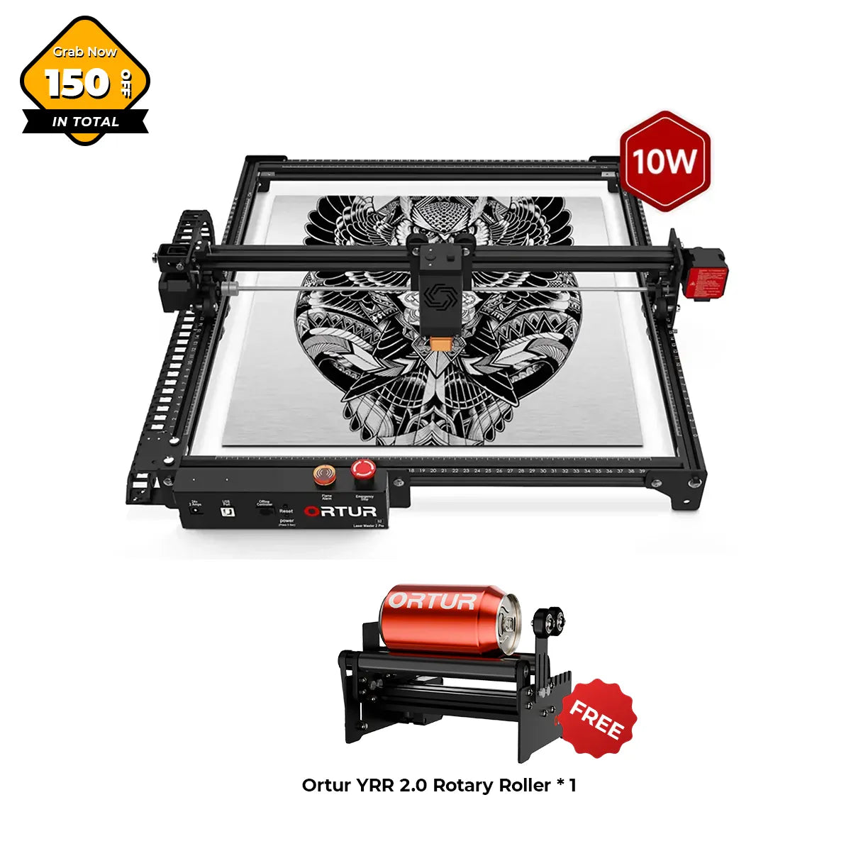 Ortur LM2 Pro S2 Laser Engraving & Cutting Machine 15,000mm/min (10W/5W)
