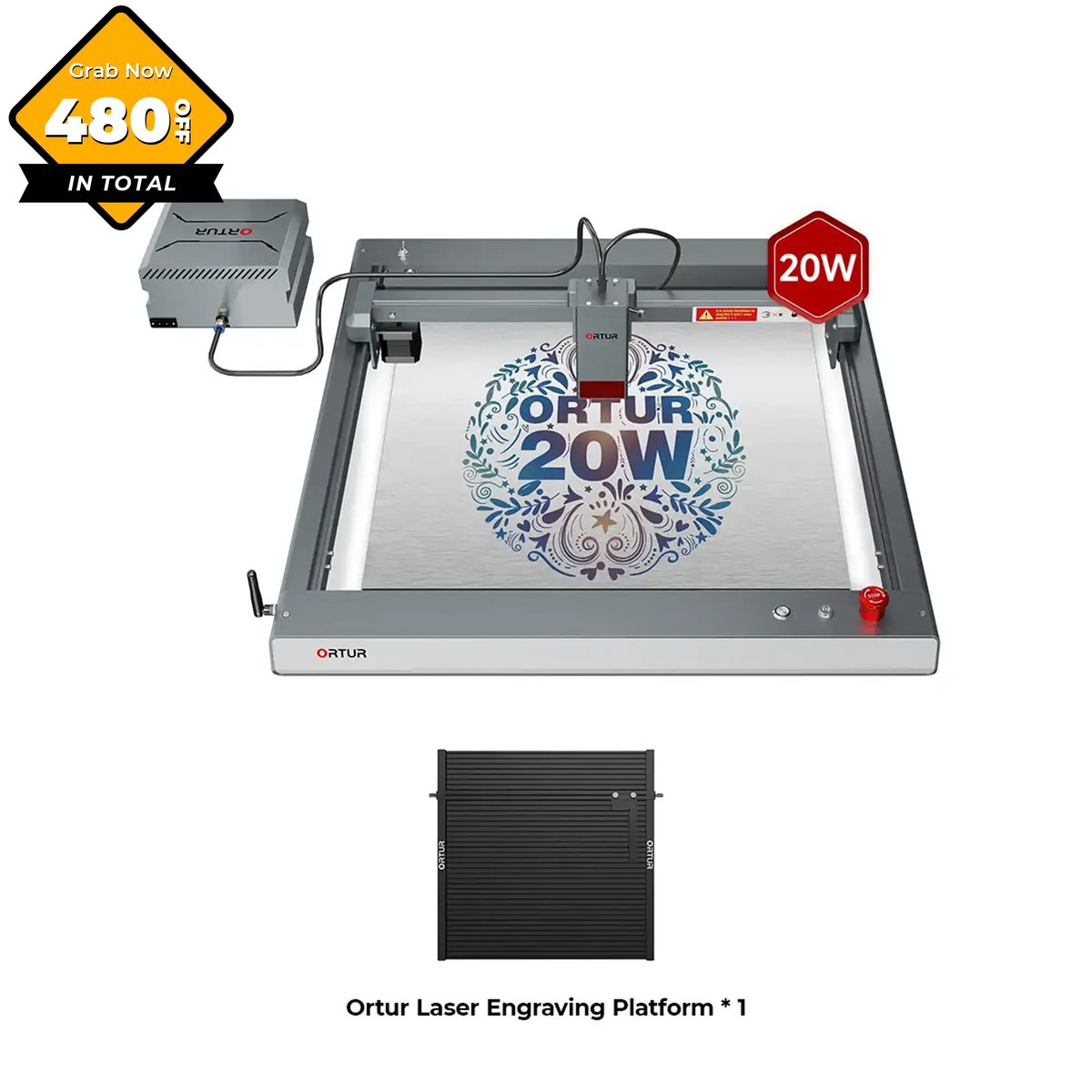Ortur LM3 Laser Engraving & Cutting Machine 20,000mm/min (40W/20W/10W)