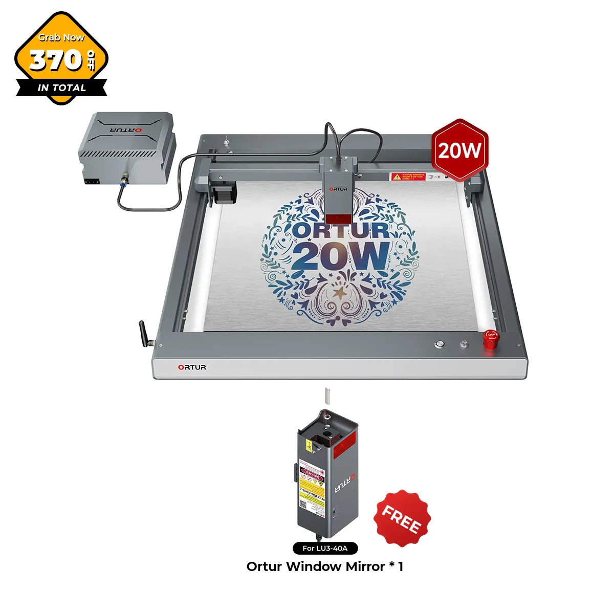 Ortur LM3 Laser Engraving & Cutting Machine 20,000mm/min (40W/20W/10W)
