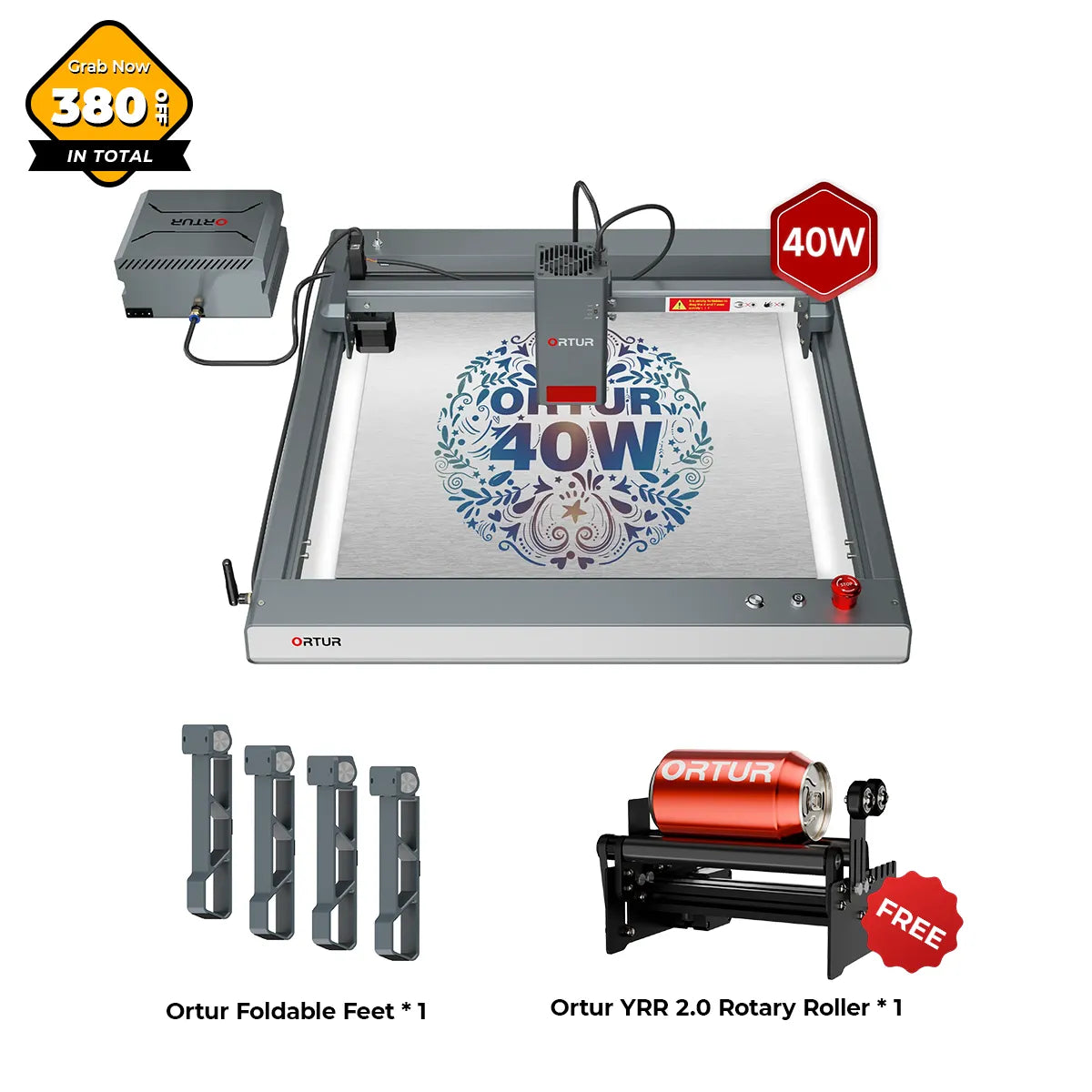Ortur LM3 Laser Engraving & Cutting Machine 20,000mm/min (40W/20W/10W)