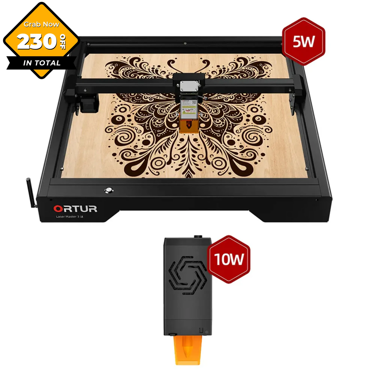 Ortur Laser Master 3 LE 5W Laser Engraving & Cutting Machine 15,000mm/min