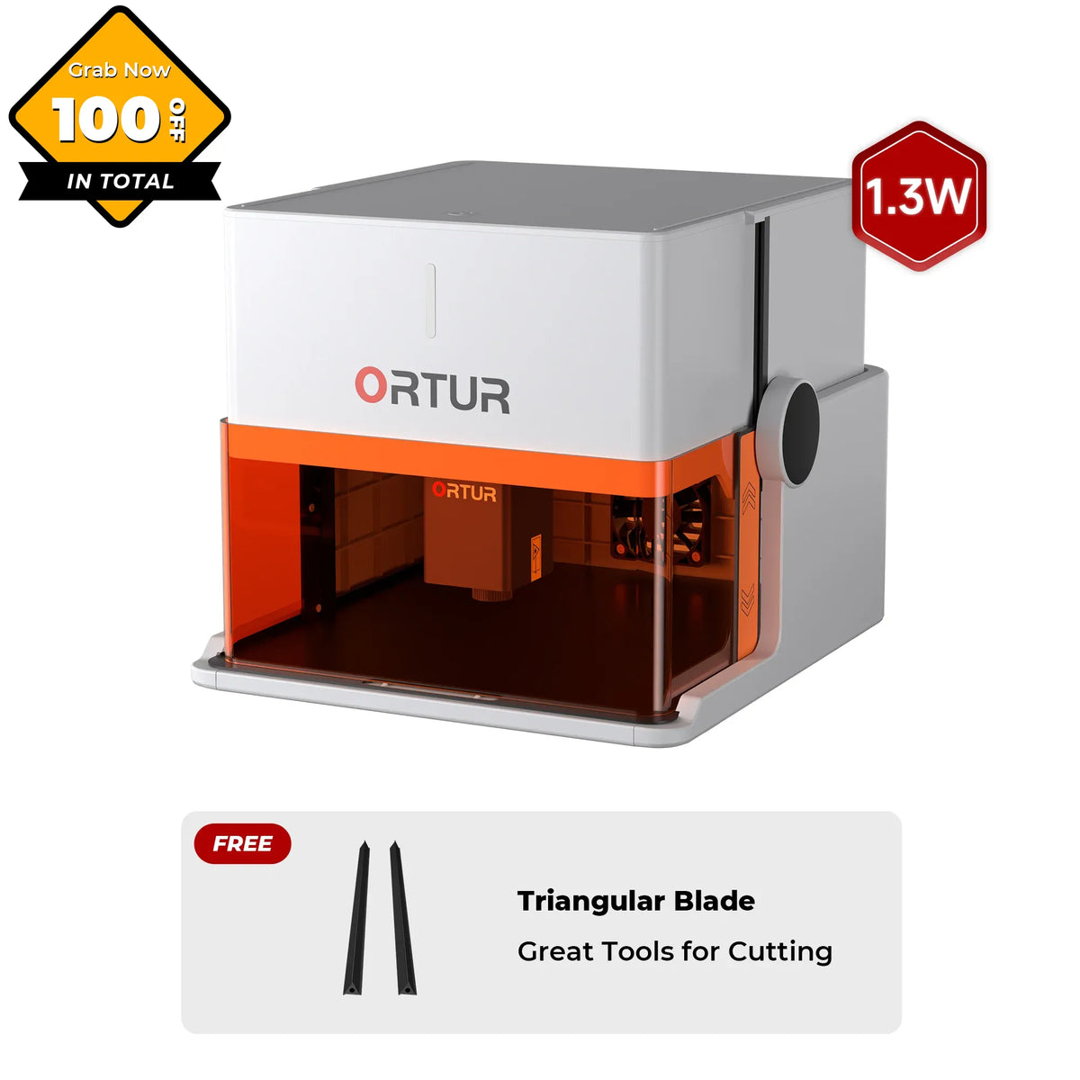 Ortur R1 Lasergravierer 1,3 W IR/5 W
