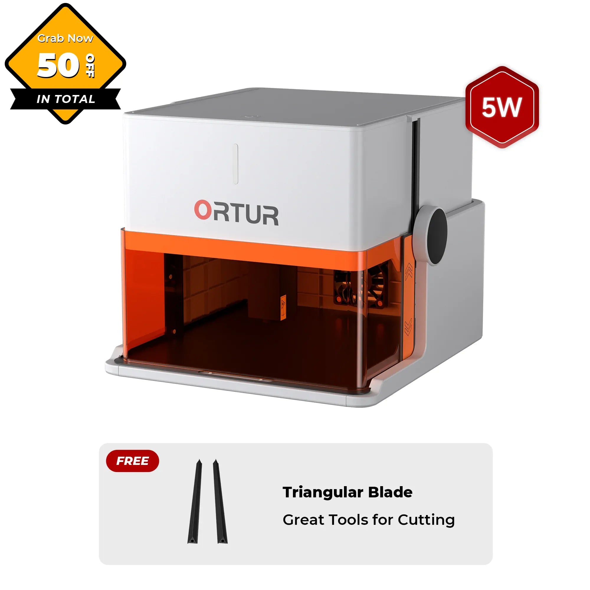 Ortur R1 Lasergravierer 1,3 W IR/5 W