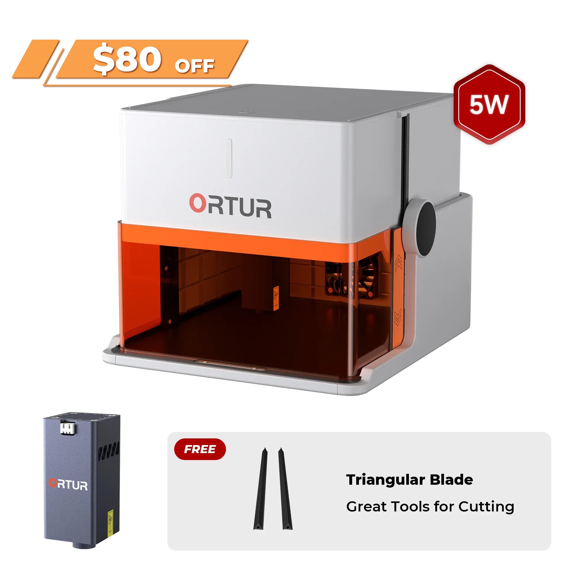 Grabador láser Ortur R1 1,3 W IR/5 W