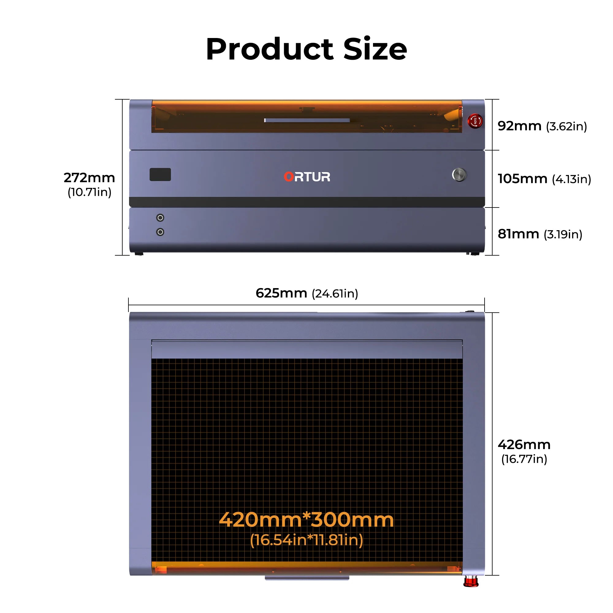 Ortur H20 Laser Engraving & Cutting Machine 2W IR/10W/20W/40W