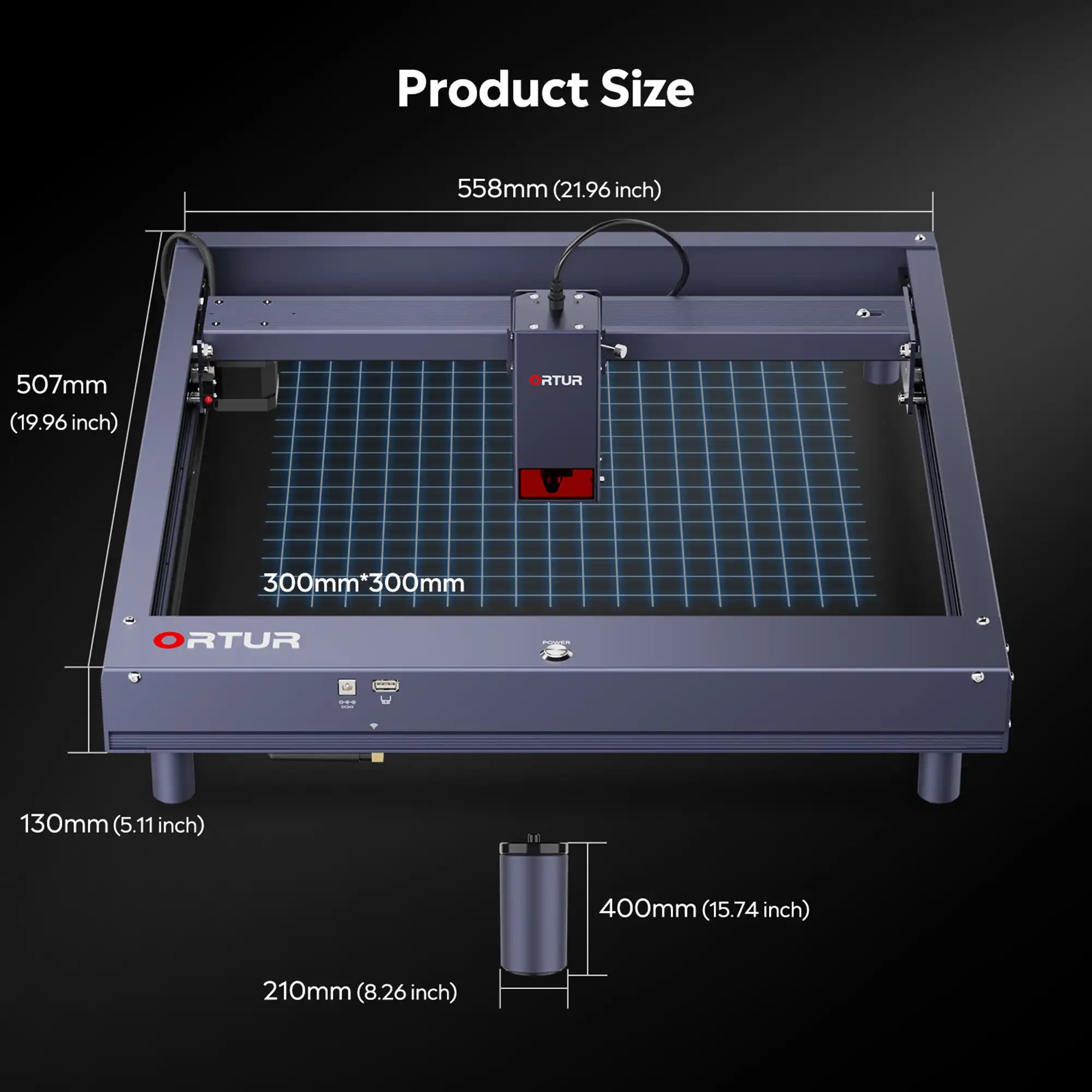 Ortur Laser Master H10 Engraving & Cutting Machine 20,000mm/min 20W 12