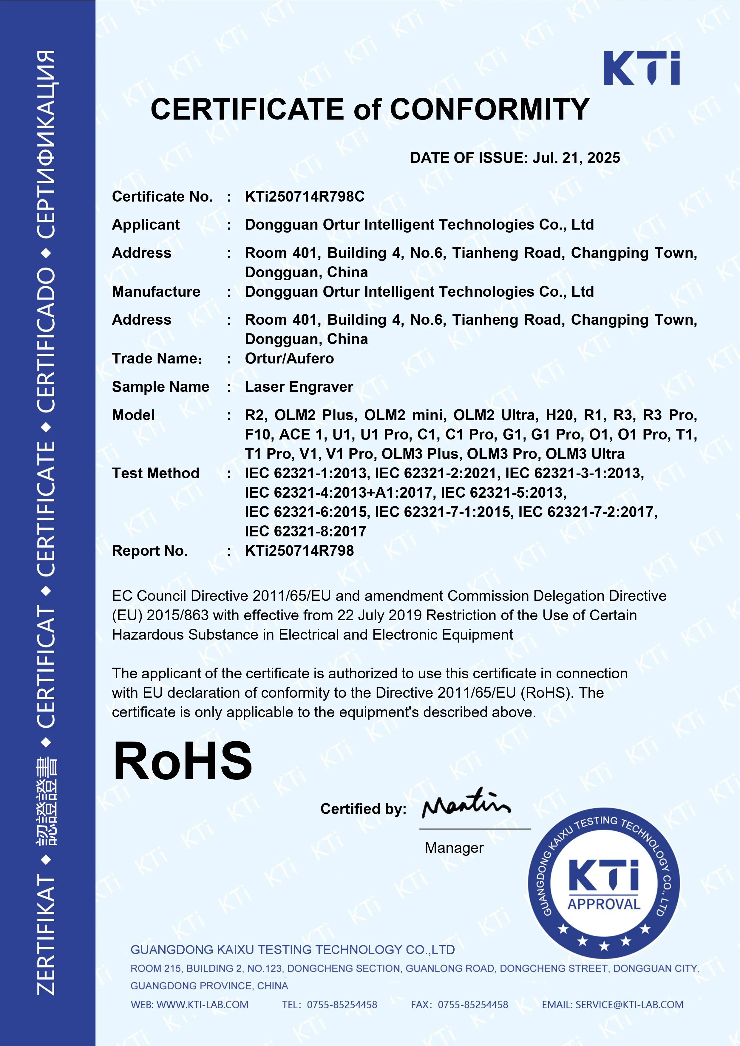ortur-r1-laser-engraver-eu-rohs-certificate