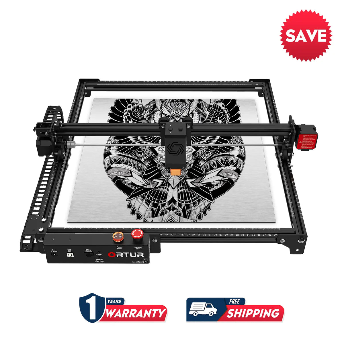 つ*ん様 未開封 ORTUR Laser Master2 Pro S2 レーザー Amazon | ORTUR Laser Master2 Pro S2 レーザー彫刻機 10W