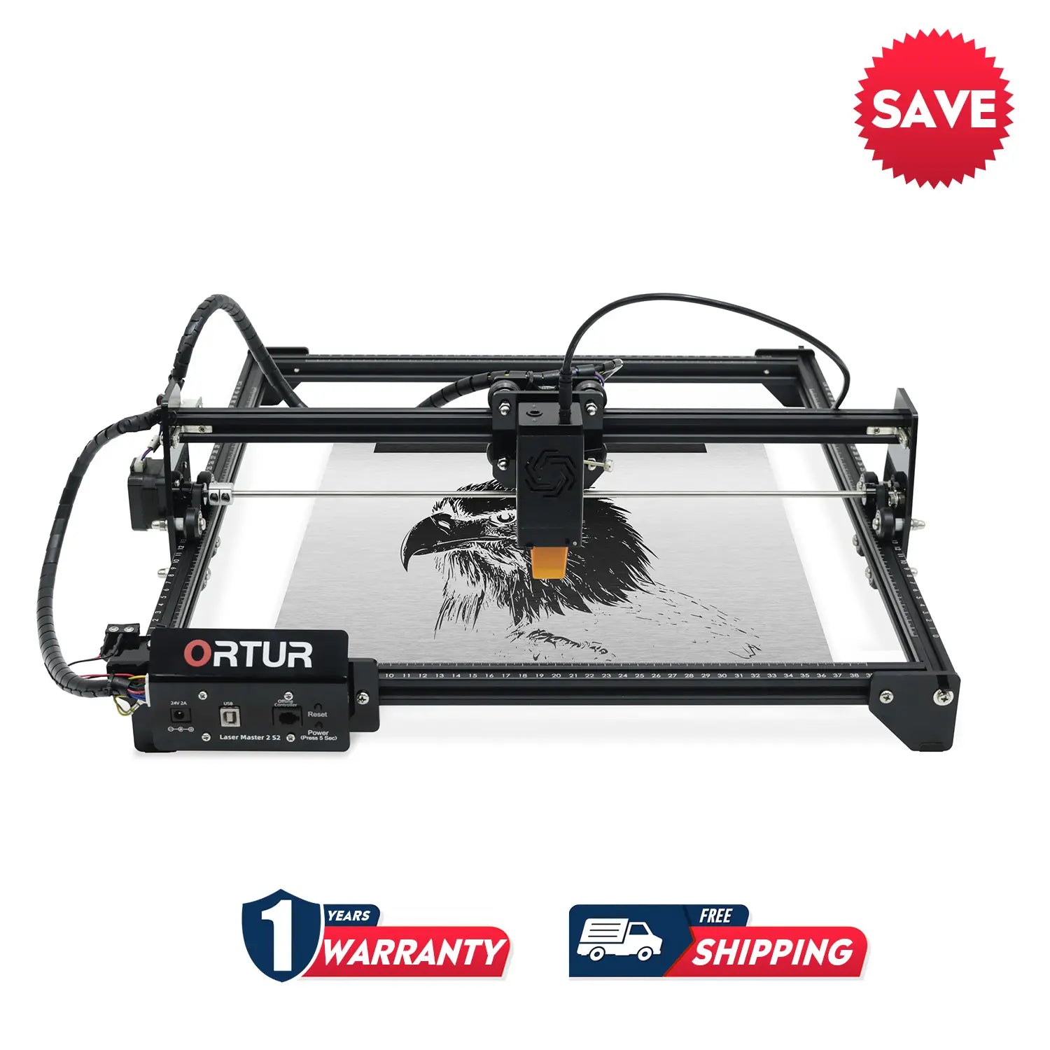 [Pre-owned]Ortur LM2 S2 Laser Engraving & Cutting Machine 5,000mm/min