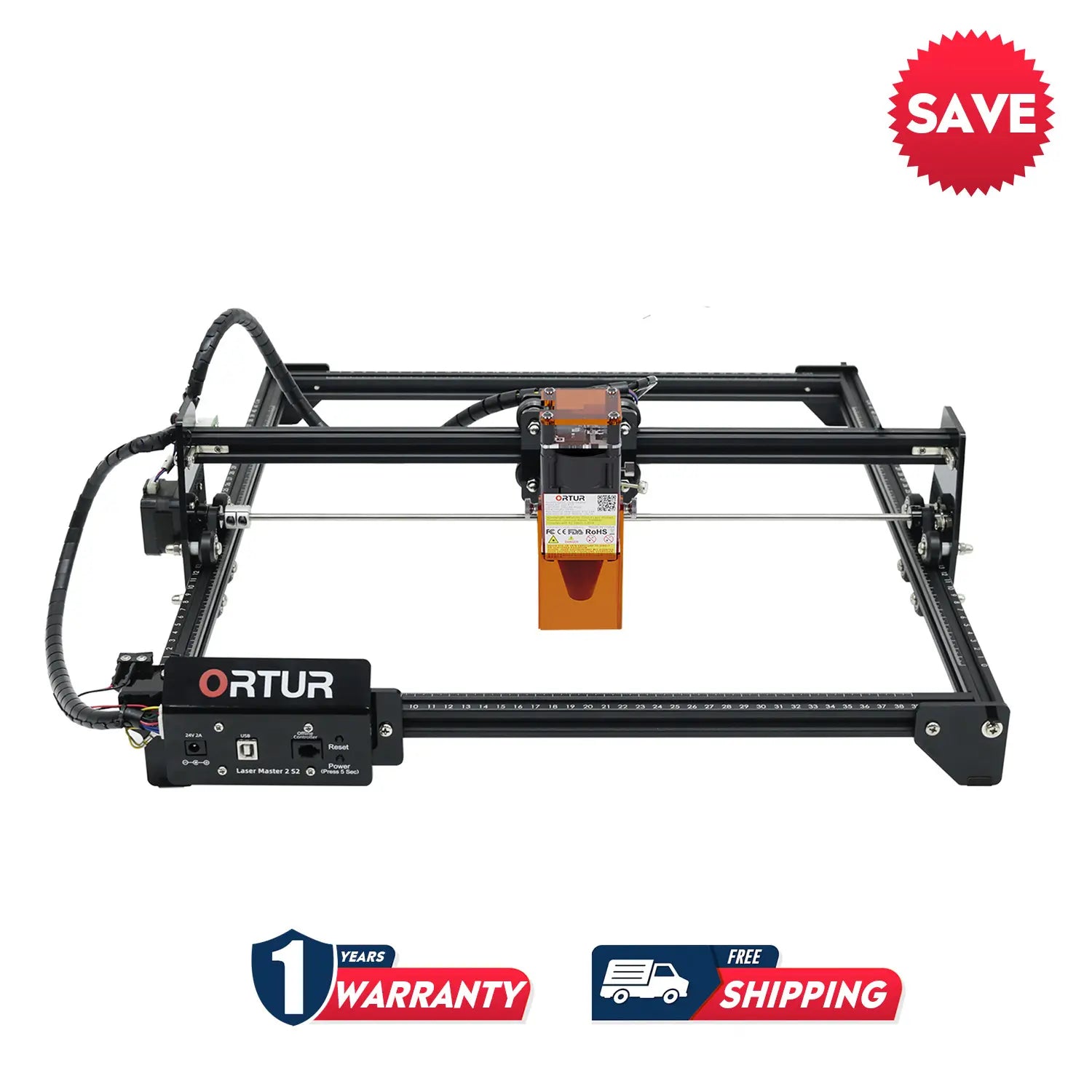 [Pre-owned]Ortur LM2 S2 Laser Engraving & Cutting Machine 5,000mm/min