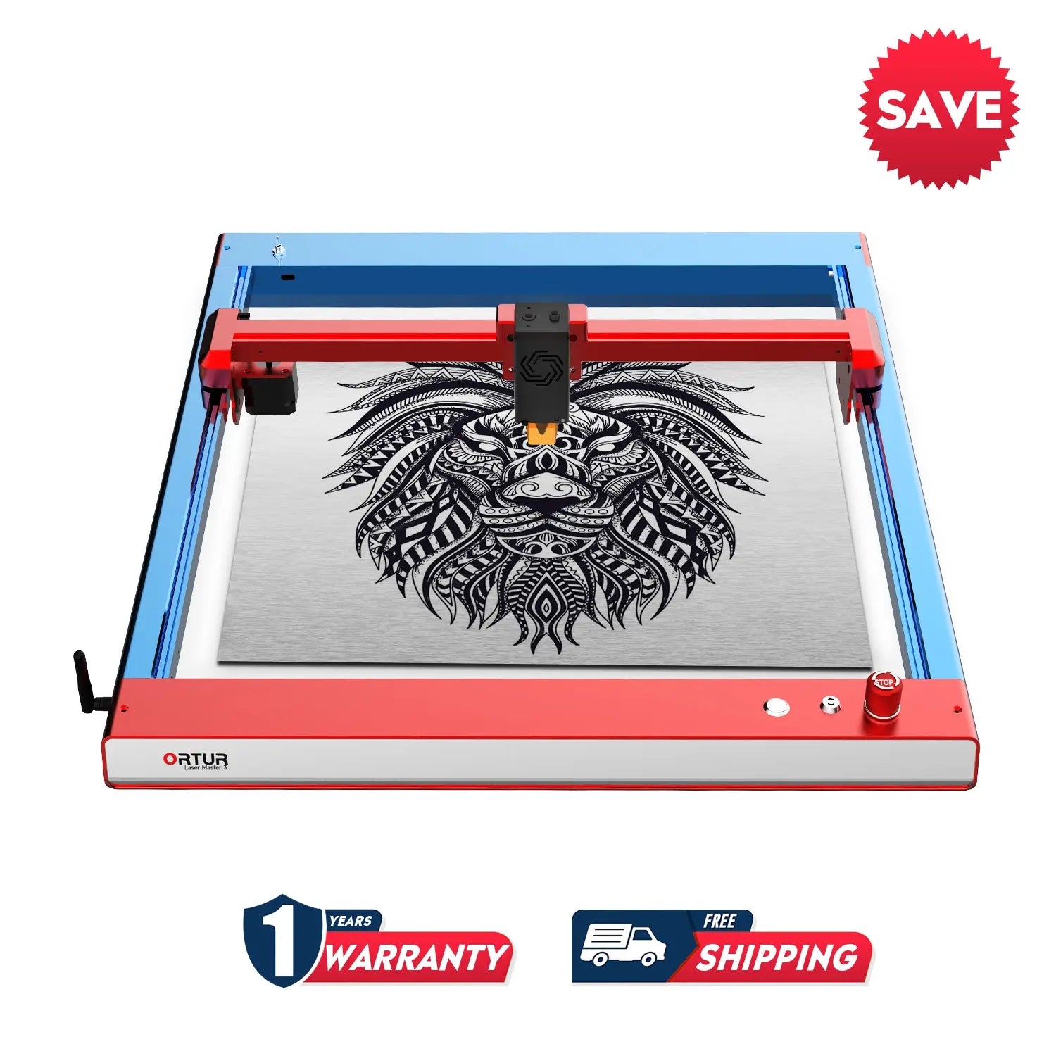 [Pre-owned]Ortur LM3 Laser Engraving & Cutting Machine 20,000mm/min 10W/20W 