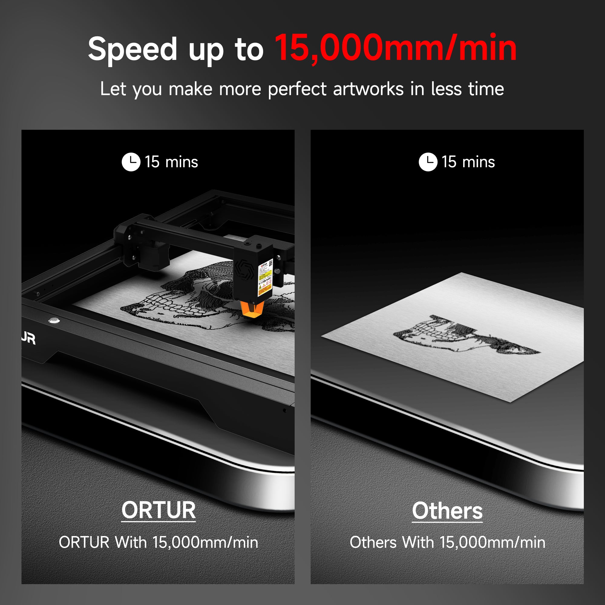 Ortur LM3 LE Laser Engraving & Cutting Machine 15,000mm/min (10W/5W)